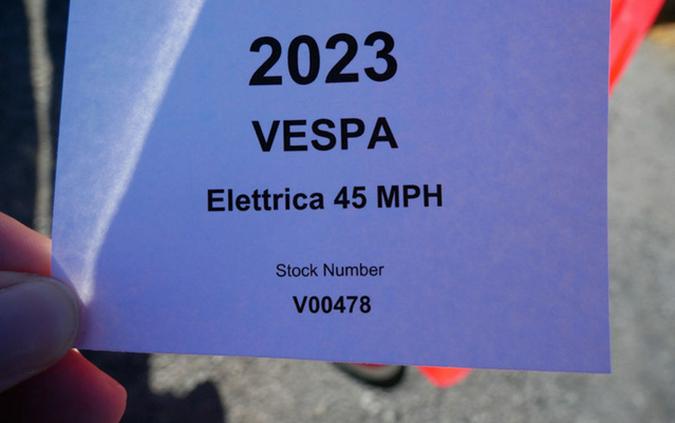 2023 Vespa Elettrica Red 70 KM/H RED