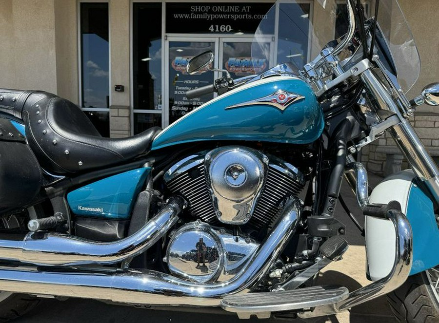 Used 2022 KAWASAKI VULCAN 900 CLASSIC LT TEAL CREAM