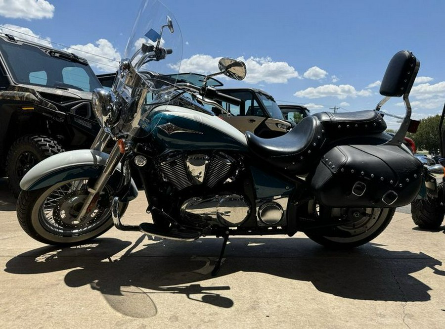 Used 2022 KAWASAKI VULCAN 900 CLASSIC LT TEAL CREAM