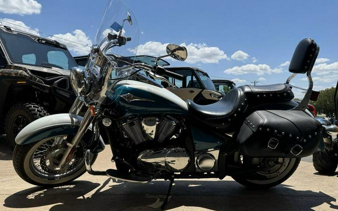 Used 2022 KAWASAKI VULCAN 900 CLASSIC LT TEAL CREAM