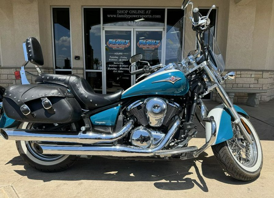 Used 2022 KAWASAKI VULCAN 900 CLASSIC LT TEAL CREAM