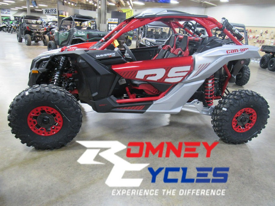 2024 Can-Am® Maverick X3 X rs Turbo RR with Smart-Shox Fiery Red & Hyper Silver