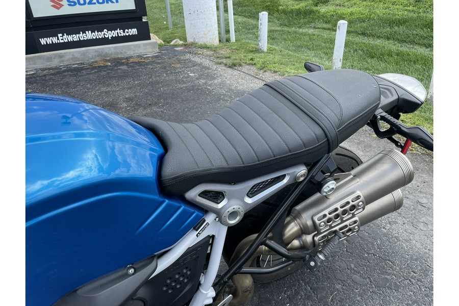 2022 BMW R nineT Scrambler - Option 719 Cosmic Blue Metallic / Light White