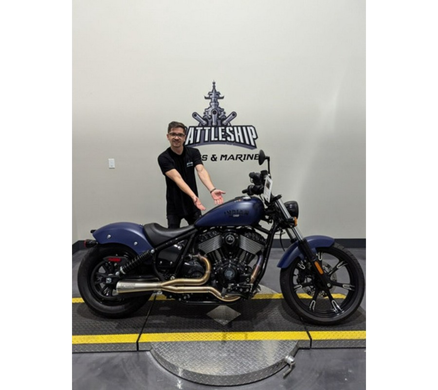 2024 Indian Chief Dark Horse Springfield Blue Smoke