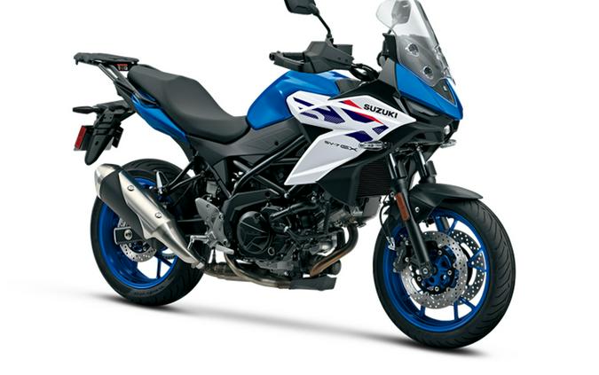2027 Suzuki SV-7GX Pearl Brilliant White / Metallic Triton Blue
