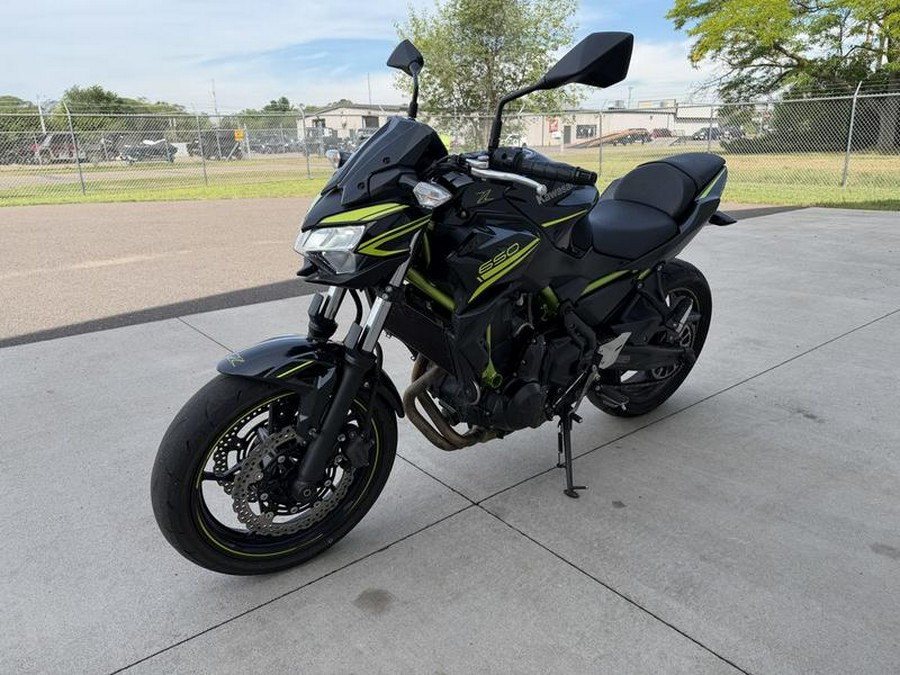 2020 Kawasaki Z650 ABS Metallic Spark Black