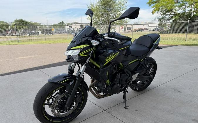 2020 Kawasaki Z650 ABS Metallic Spark Black