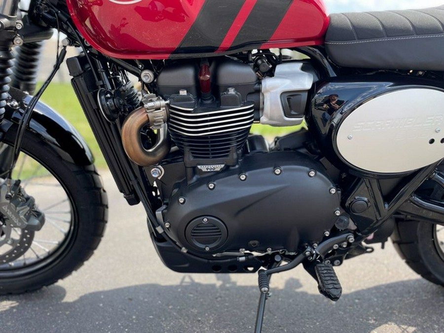 2023 Triumph Scrambler 900 Carnival Red / Jet Black