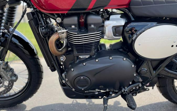 2023 Triumph Scrambler 900 Carnival Red / Jet Black