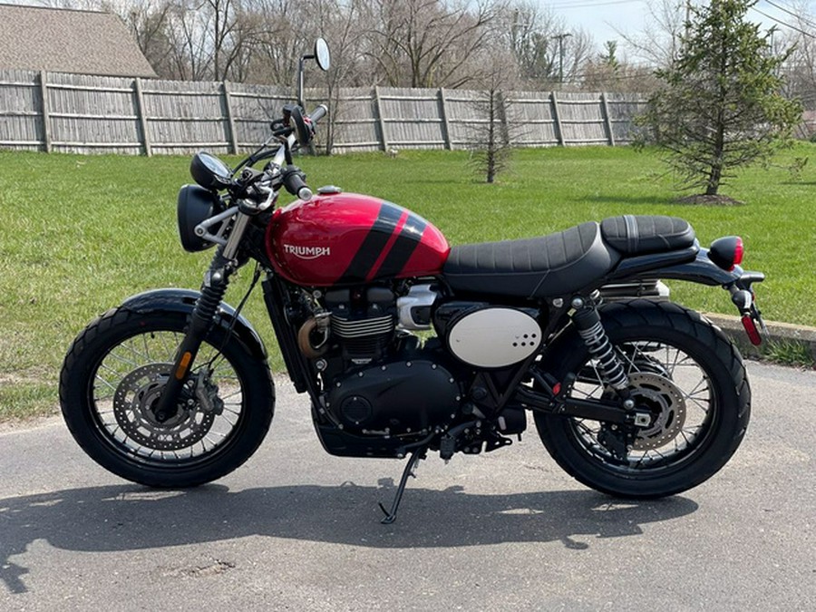 2023 Triumph Scrambler 900 Carnival Red / Jet Black