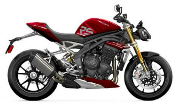 2024 Triumph Speed Triple 1200 RS Carnival Red