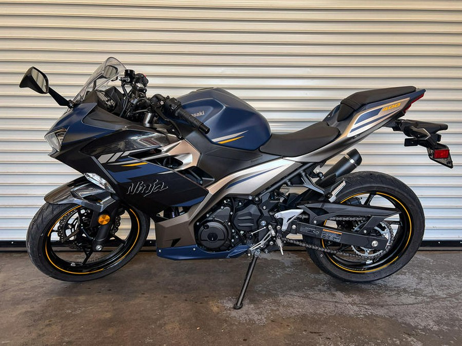 2023 Kawasaki Ninja® 400 Metallic Magnetic Dark Gray/Twilight Blue