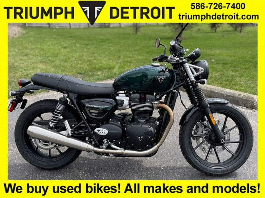 2024 Triumph Speed Twin 900 Competition Green/Phantom Black