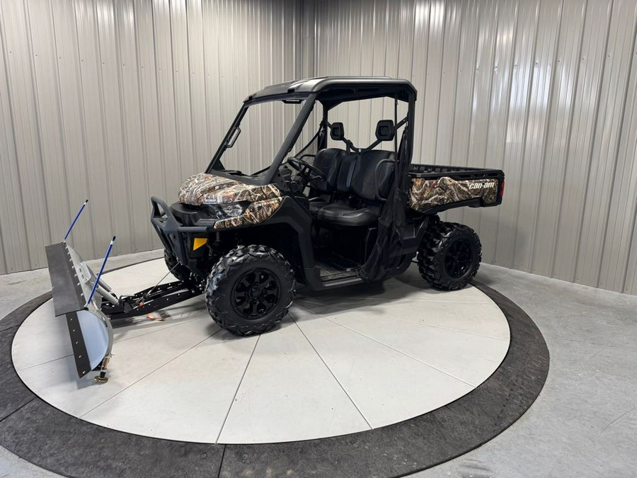 2024 Can-Am Defender XT HD9 Camo with Snow Plow
