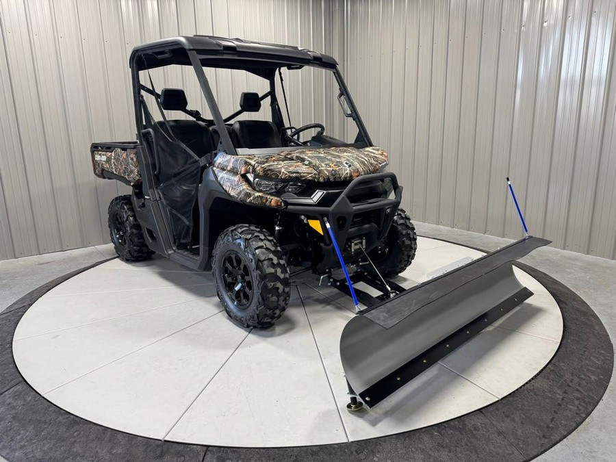 2024 Can-Am Defender XT HD9 Camo with Snow Plow