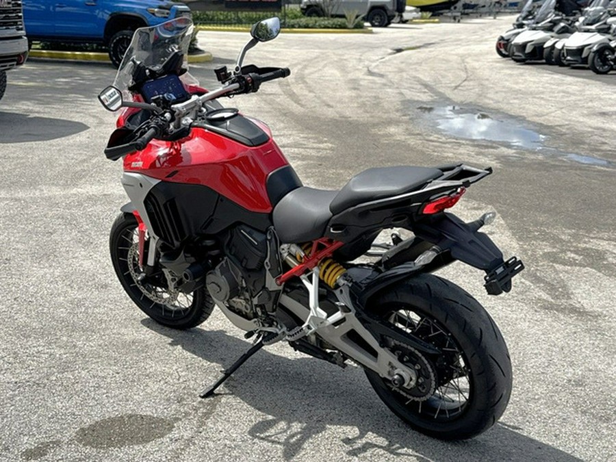 2022 Ducati Multistrada V4S Ducati Red / Spoked Wheels
