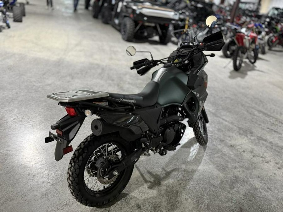 2025 Kawasaki KLR®650 S Metallic Matte Old School Green