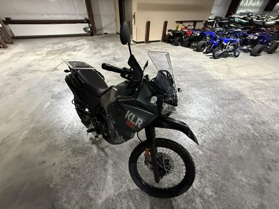 2025 Kawasaki KLR®650 S Metallic Matte Old School Green