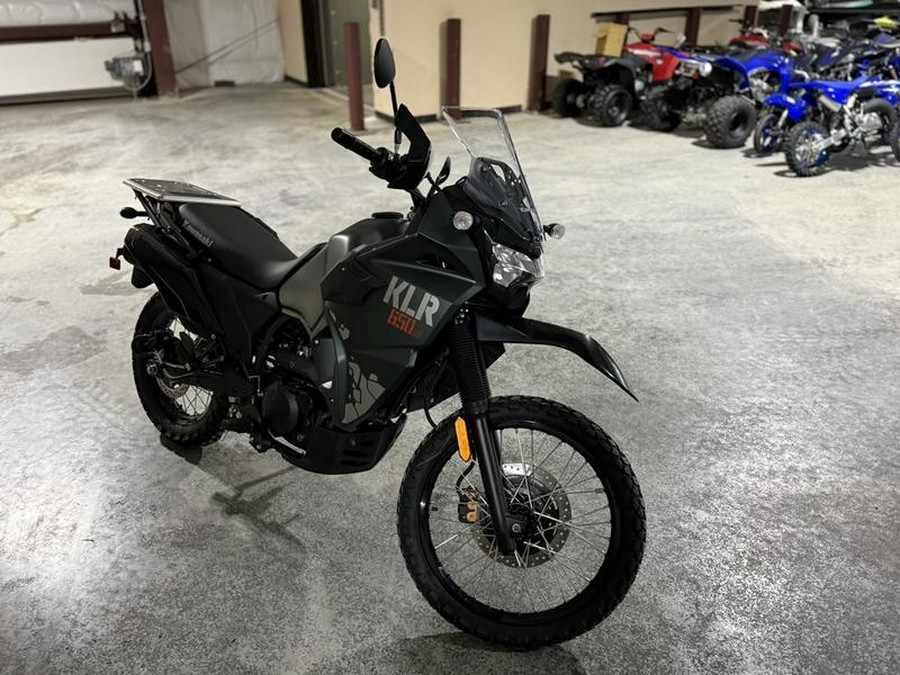 2025 Kawasaki KLR®650 S Metallic Matte Old School Green