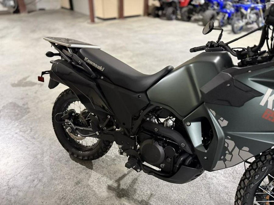 2025 Kawasaki KLR®650 S Metallic Matte Old School Green