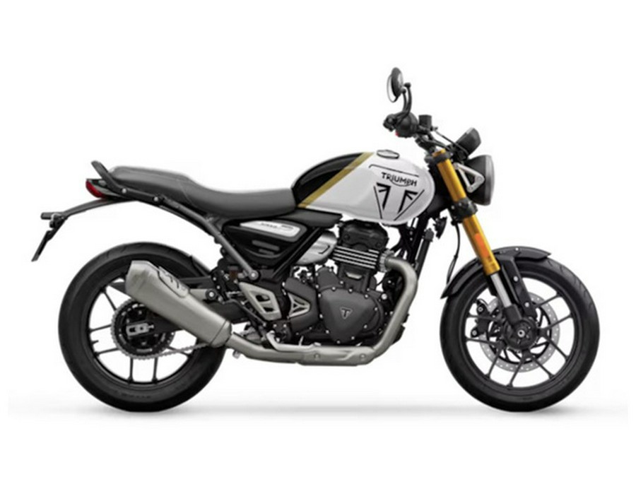 2026 Triumph Speed 400 Pearl Metallic White/Phantom Black