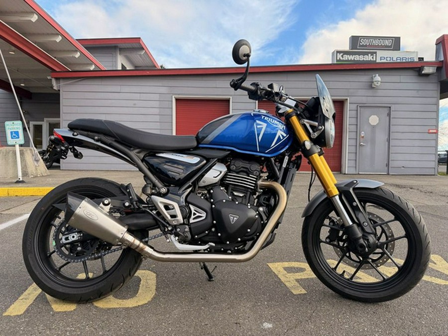 2024 Triumph Speed 400 Caspian Blue Storm Grey