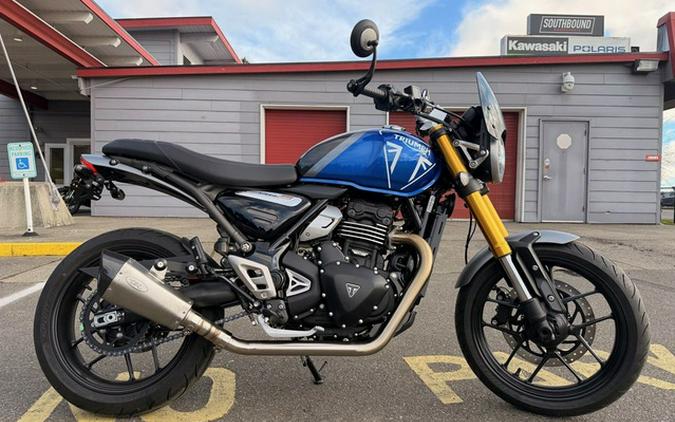 2024 Triumph Speed 400 Caspian Blue Storm Grey