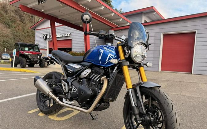 2024 Triumph Speed 400 Caspian Blue Storm Grey