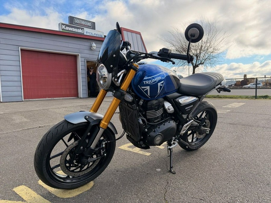 2024 Triumph Speed 400 Caspian Blue Storm Grey