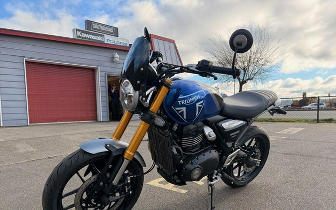 2024 Triumph Speed 400 Caspian Blue Storm Grey