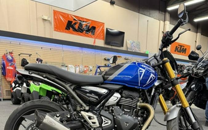 2024 Triumph Speed 400 Caspian Blue Storm Grey