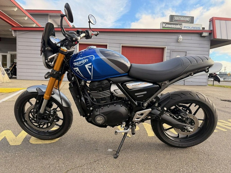 2024 Triumph Speed 400 Caspian Blue Storm Grey