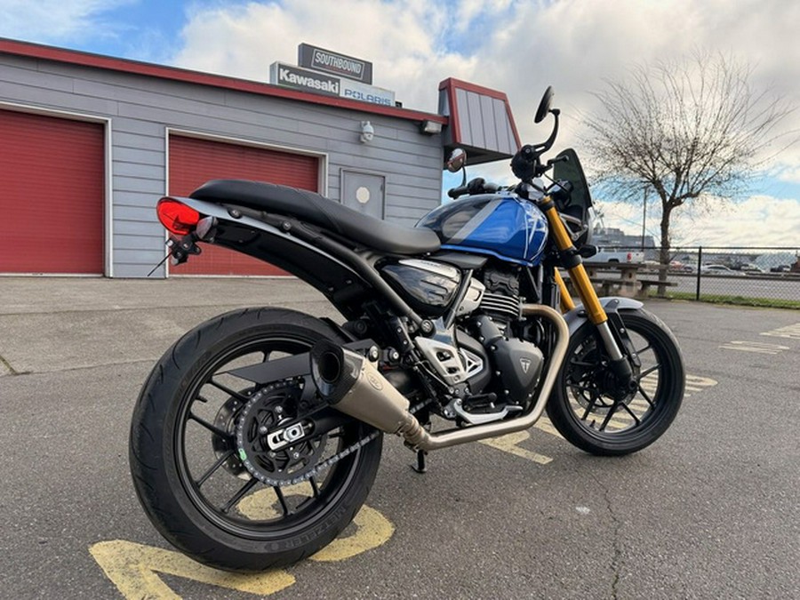 2024 Triumph Speed 400 Caspian Blue Storm Grey