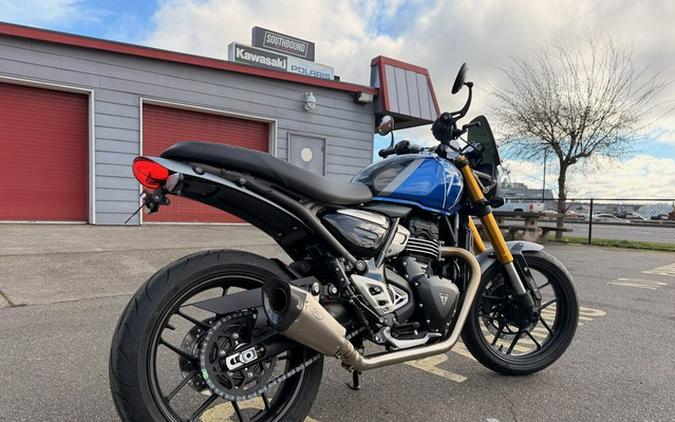 2024 Triumph Speed 400 Caspian Blue Storm Grey