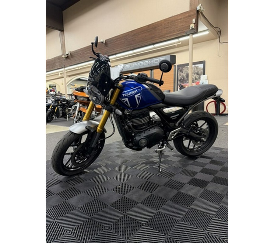 2024 Triumph Speed 400 Caspian Blue Storm Grey
