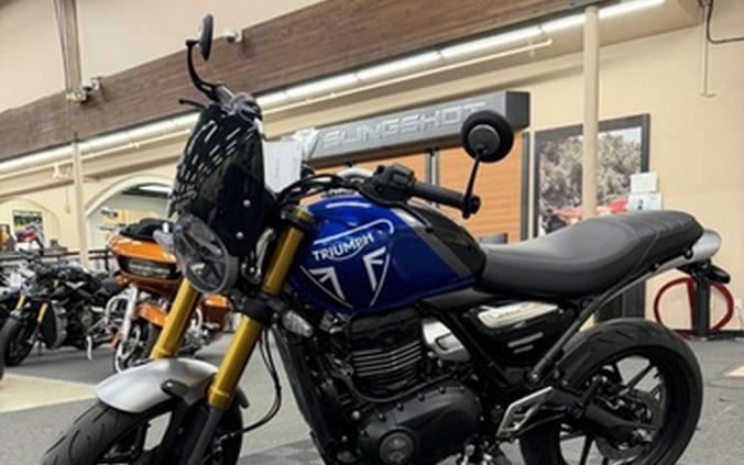 2024 Triumph Speed 400 Caspian Blue Storm Grey