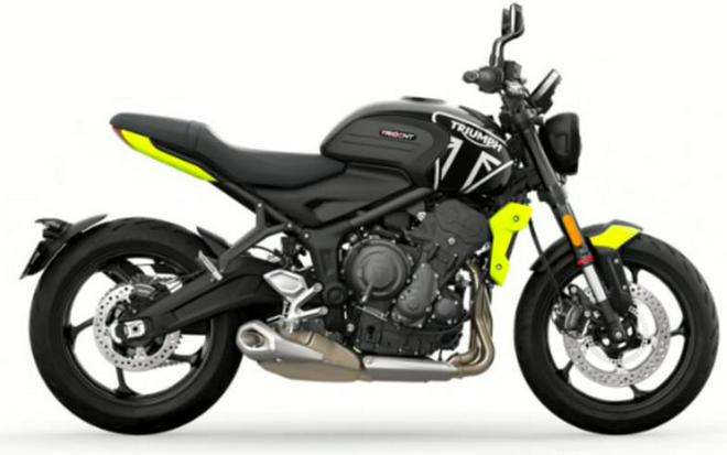 2024 Triumph Trident 660 Jet Black/Triumph Racing Yellow