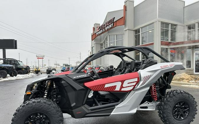 2024 Can-Am® Maverick X3 DS Turbo Fiery Red & Hyper Silver