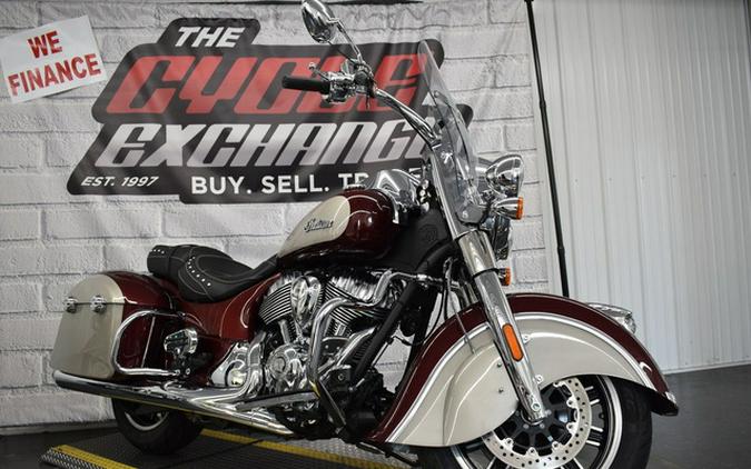 2025 Indian Springfield Maroon Metallic/Silver Quartz Metalli
