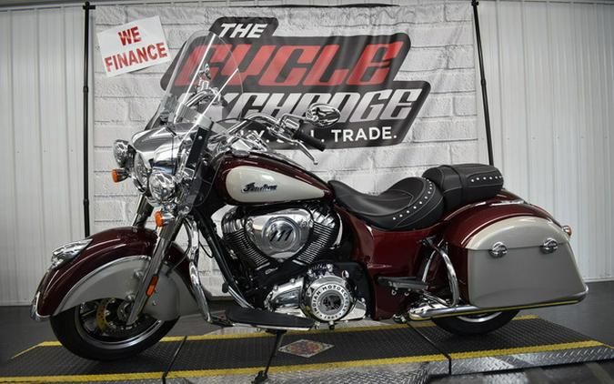 2025 Indian Springfield Maroon Metallic/Silver Quartz Metalli
