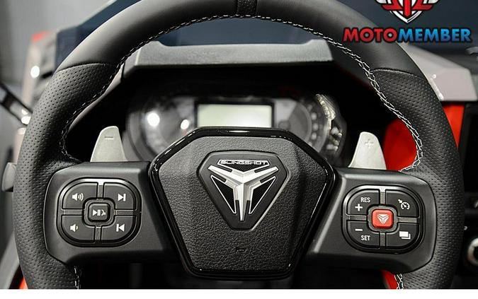 2026 Slingshot R AutoDrive Radiant Gray with Indy Red Pearl