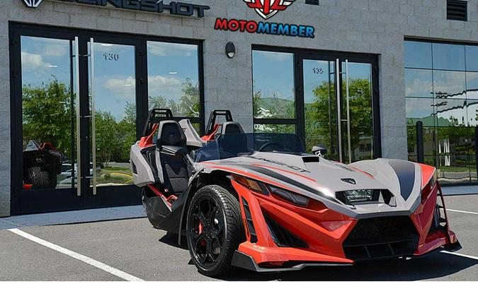 2026 Slingshot R AutoDrive Radiant Gray with Indy Red Pearl
