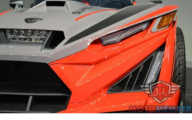2026 Slingshot R AutoDrive Radiant Gray with Indy Red Pearl