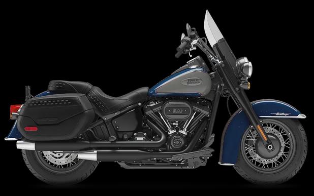 2023 Harley-Davidson Heritage Classic Billiard Blue/Billiard Gray – Black Finish