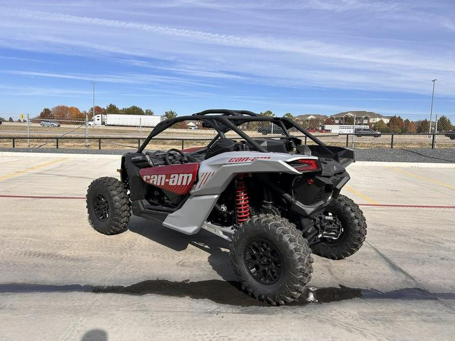 2025 Can-Am® Maverick X3 DS Turbo Fiery Red & Hyper Silver