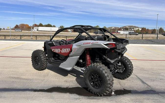 2025 Can-Am® Maverick X3 DS Turbo Fiery Red & Hyper Silver