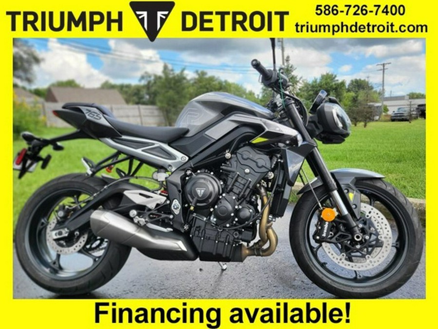 2024 Triumph Street Triple 765 R Silver Ice REET TRIPLE R