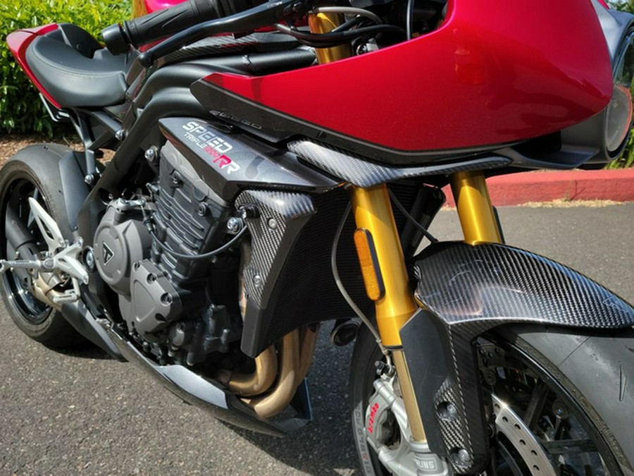 2022 Triumph Speed Triple 1200 RR Red Hopper Storm Grey