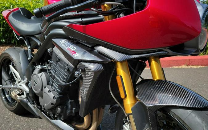 2022 Triumph Speed Triple 1200 RR Red Hopper Storm Grey