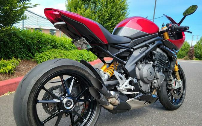 2022 Triumph Speed Triple 1200 RR Red Hopper Storm Grey